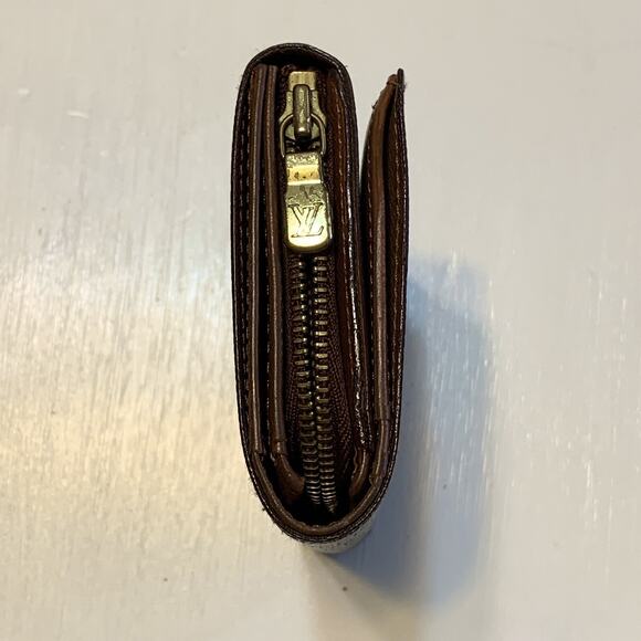 Vintage 90s Louis Vuitton Monogram Porte Monnaie Billets Tresor Wallet w/ Box - Picture 6 of 16